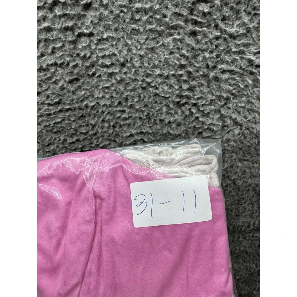 Ladies 6 Lilly Pulitzer Pink & White Sundress Short Strapless  Above Knee Cotton - Picture 10 of 11
